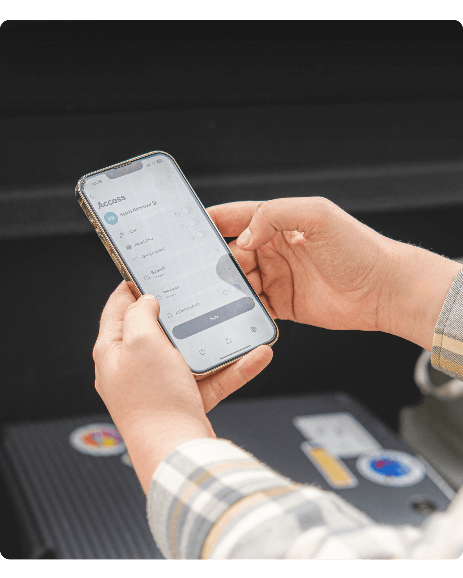 Share access remotely