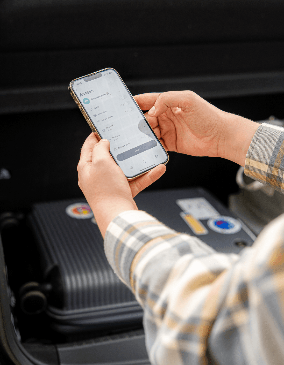 Geef anderen toegang via de app
